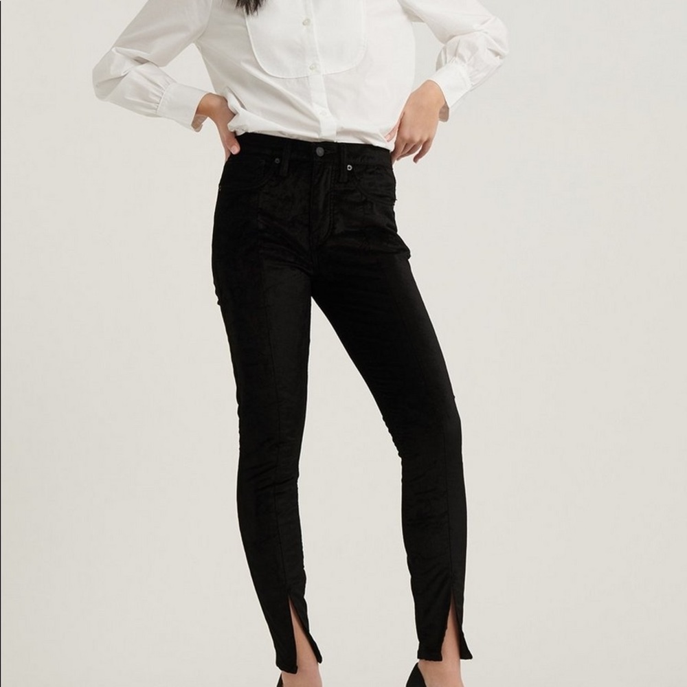 Lucky High Rise Bridgette Skinny Velvet Jean